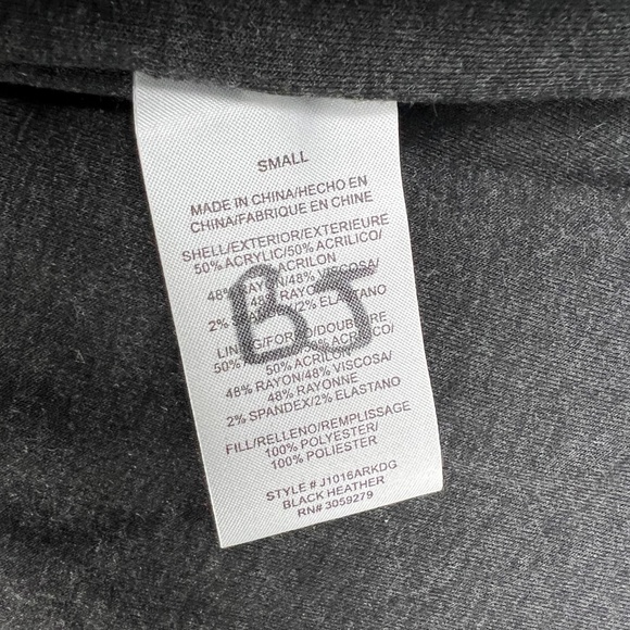 NWT🤩 |•RECREATION•| Super Soft Grey Quilted Jacket/Sweatshirt Size Small - Picture 16 of 16